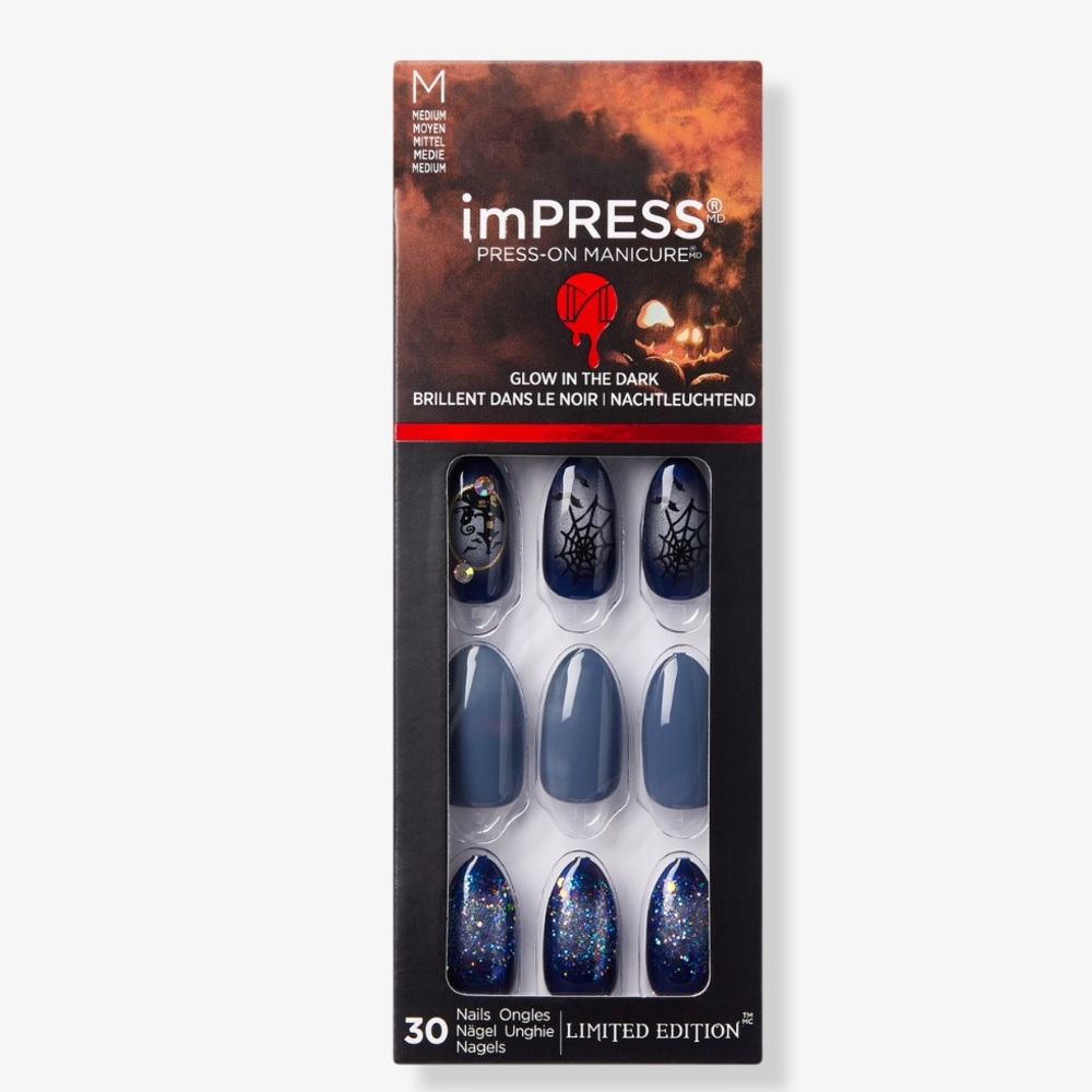 ImPress Halloween Hallow-queen Press on Nails, 30 count